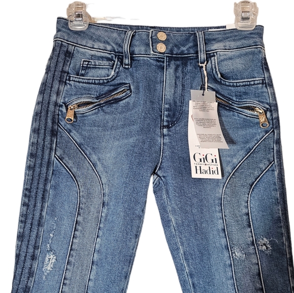 Tommy Hilfiger W/ Gigi Hadid Venice High-Waisted Skinny Jeans Size 26 NWT - Picture 12 of 16